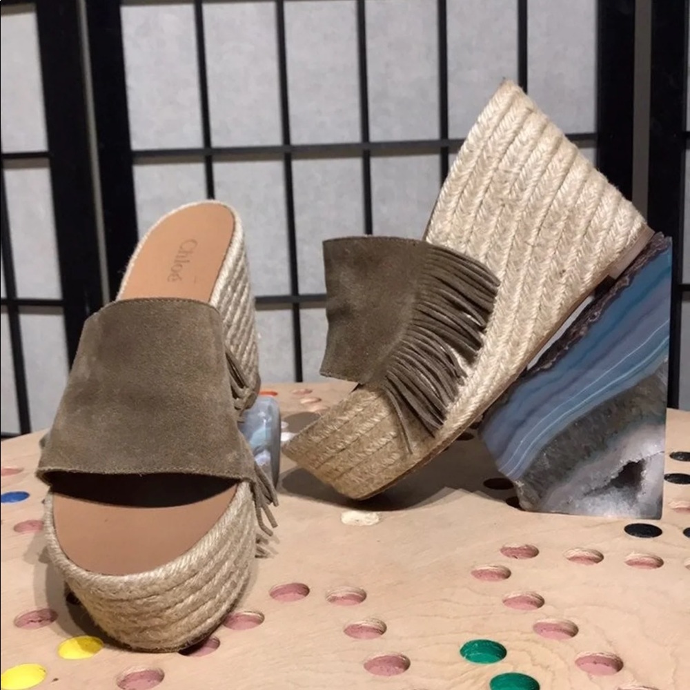 🔥Chloe platform wedges🔥sz-7 Excellent condition - Picture 5 of 12